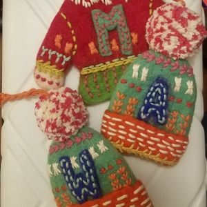 Anthropologie Hats & Mittens & Sweaters Felted Ornament
